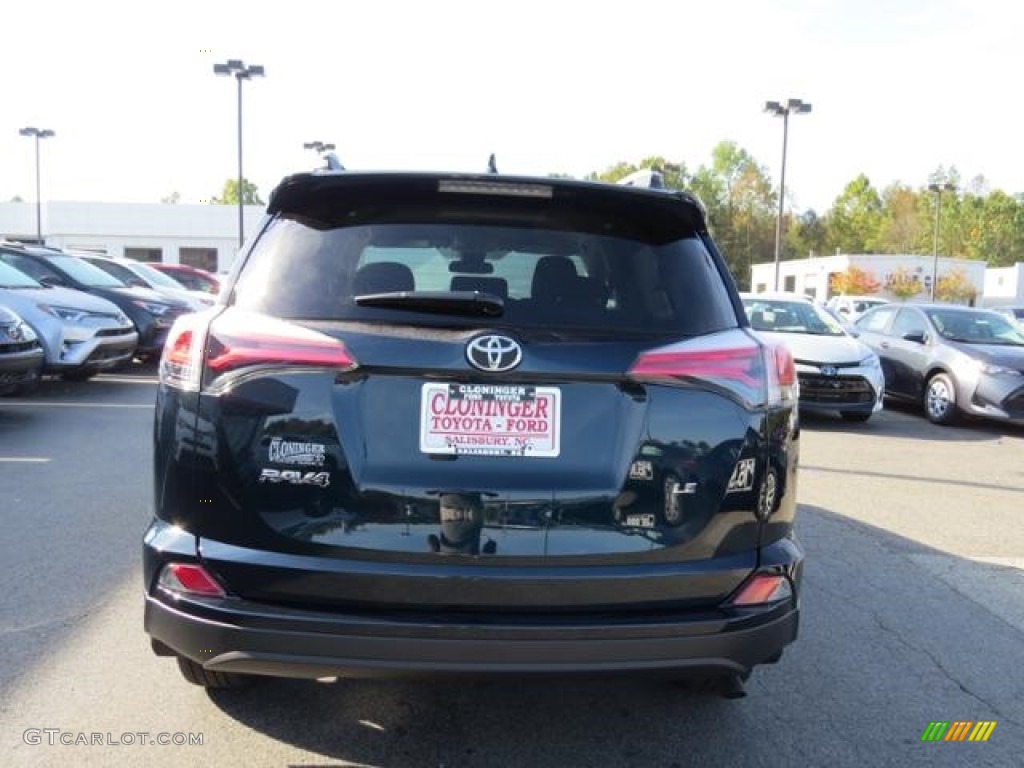 2017 RAV4 LE - Galactic Aqua Mica / Black photo #23