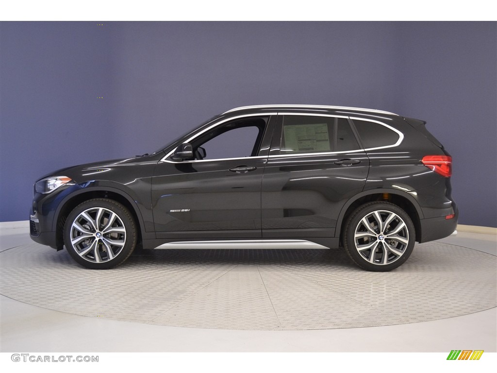 Black Sapphire Metallic 2017 BMW X1 sDrive28i Exterior Photo #116544201