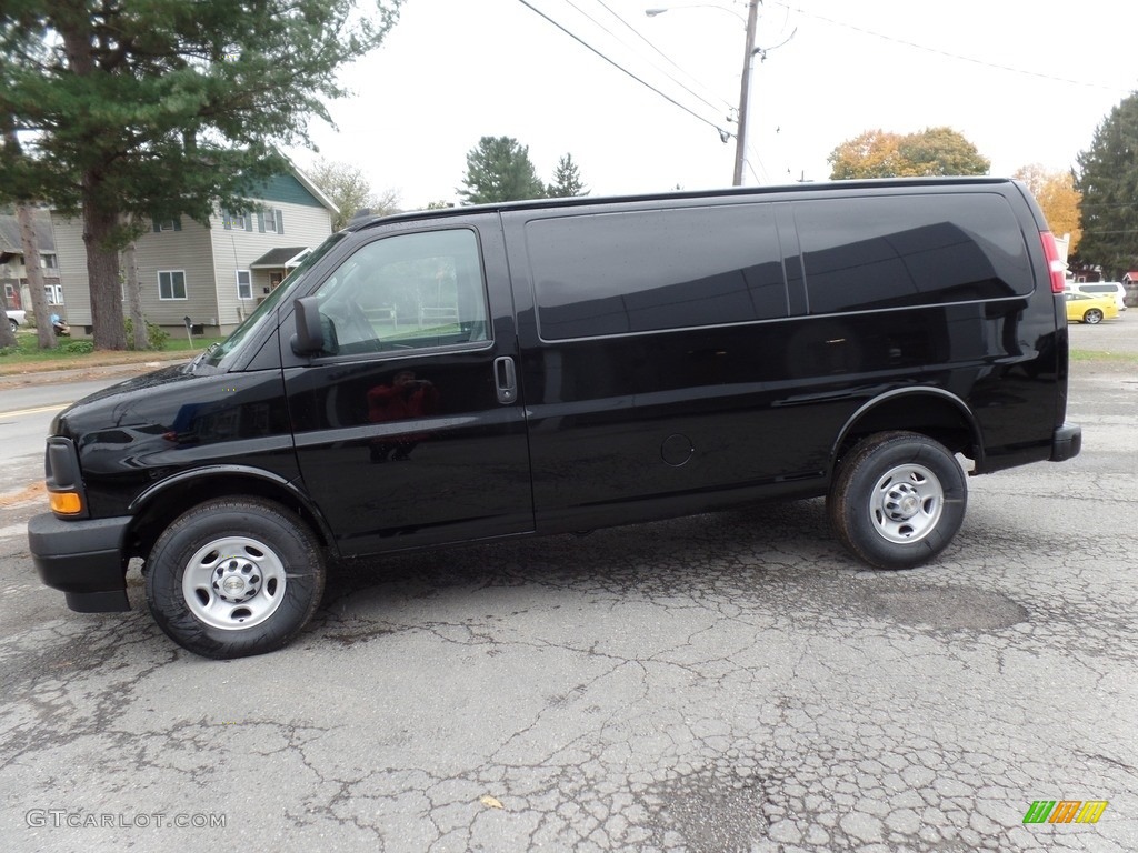 Black 2017 Chevrolet Express 2500 Cargo WT Exterior Photo #116544516