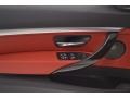 2017 BMW 3 Series Coral Red Interior Door Panel Photo