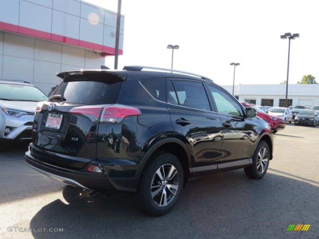 2017 RAV4 XLE - Galactic Aqua Mica / Black photo #23