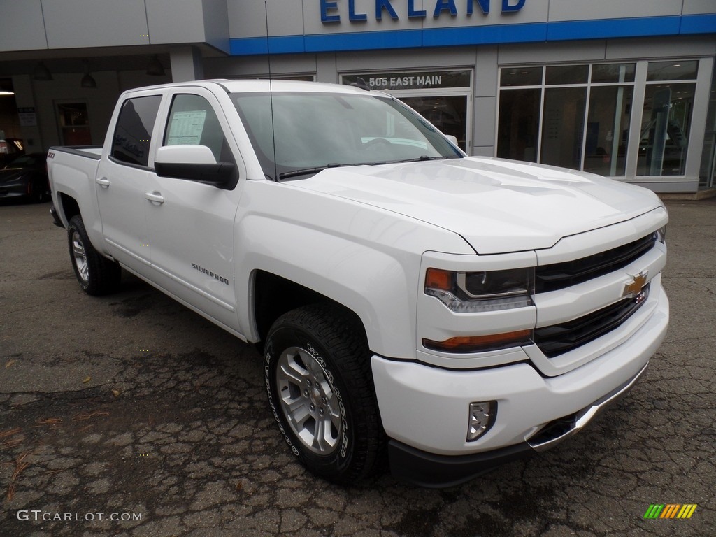 2017 Silverado 1500 LT Crew Cab 4x4 - Summit White / Jet Black photo #3