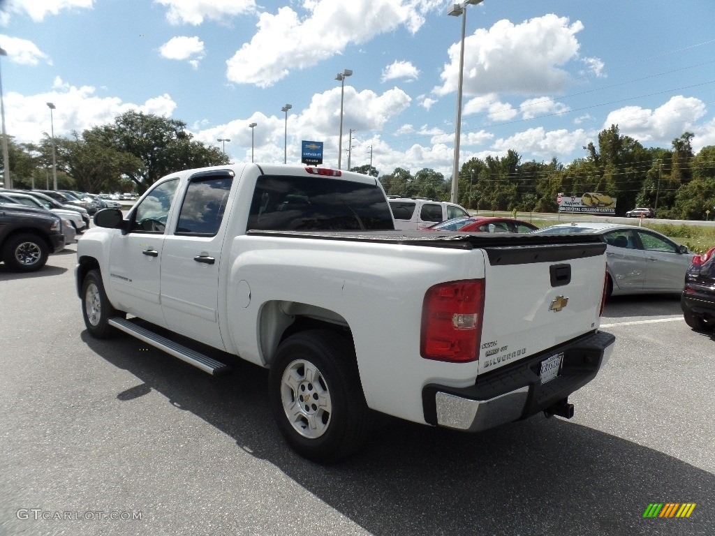 2009 Silverado 1500 LT XFE Crew Cab - Summit White / Light Titanium photo #3