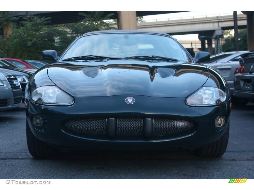 2000 XK XKR Convertible - British Racing Green / Cashmere photo #3