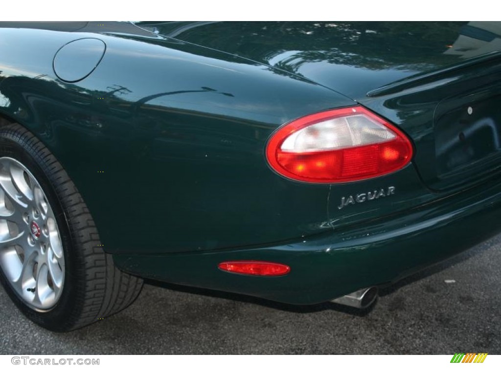 2000 XK XKR Convertible - British Racing Green / Cashmere photo #12