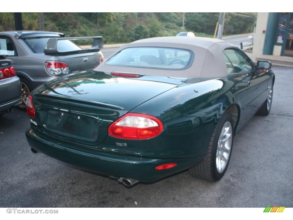 2000 XK XKR Convertible - British Racing Green / Cashmere photo #13