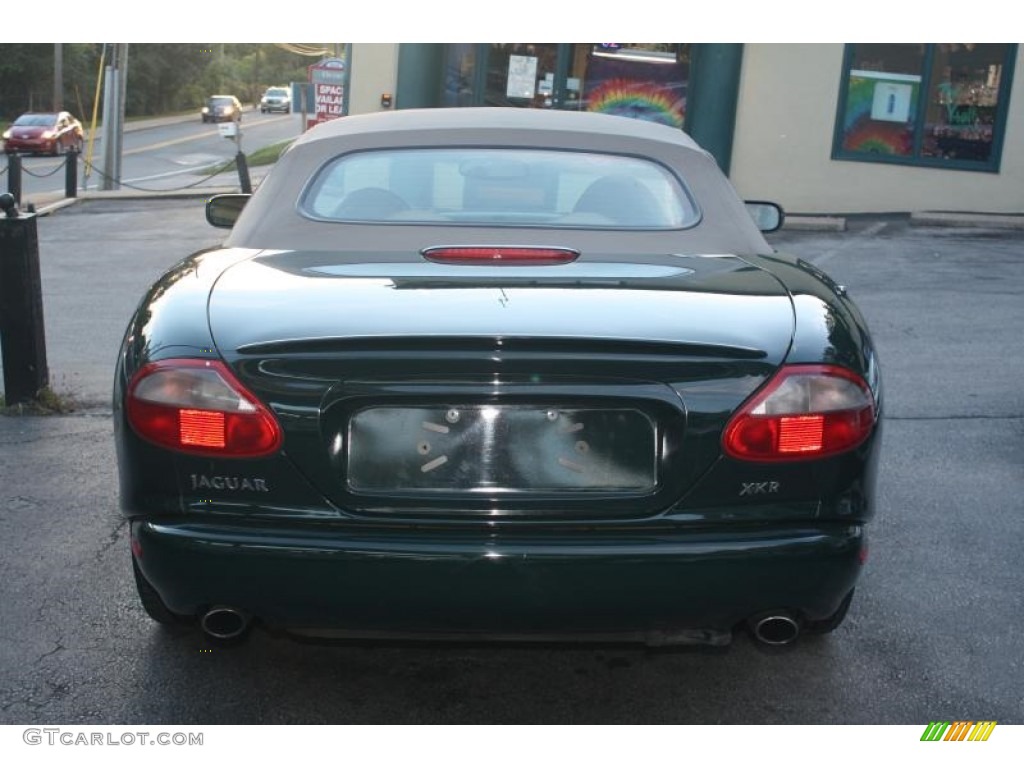 2000 XK XKR Convertible - British Racing Green / Cashmere photo #15