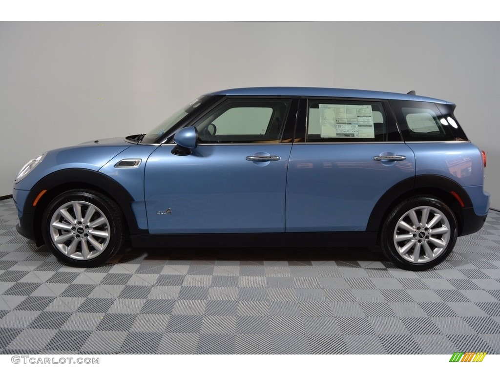 Digital Blue Metallic 2017 Mini Clubman Cooper ALL4 Exterior Photo #116548347