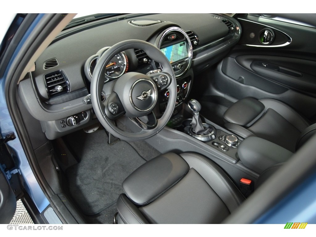 Carbon Black Interior 2017 Mini Clubman Cooper ALL4 Photo #116548449