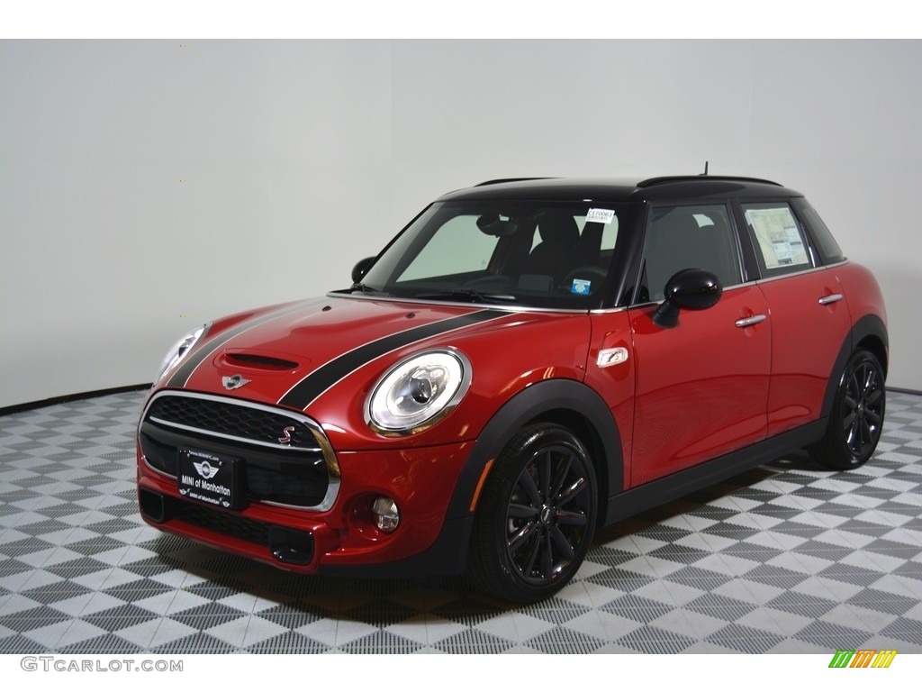 2017 Blazing Red Metallic Mini Hardtop Cooper S 4 Door ...