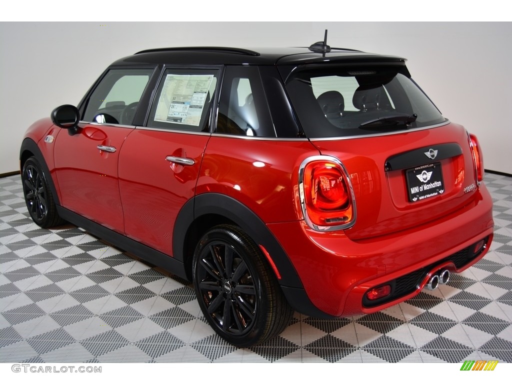 2017 Hardtop Cooper S 4 Door - Blazing Red Metallic / Double Stripe Carbon Black photo #4