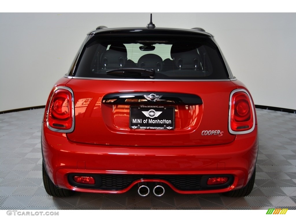 2017 Hardtop Cooper S 4 Door - Blazing Red Metallic / Double Stripe Carbon Black photo #5