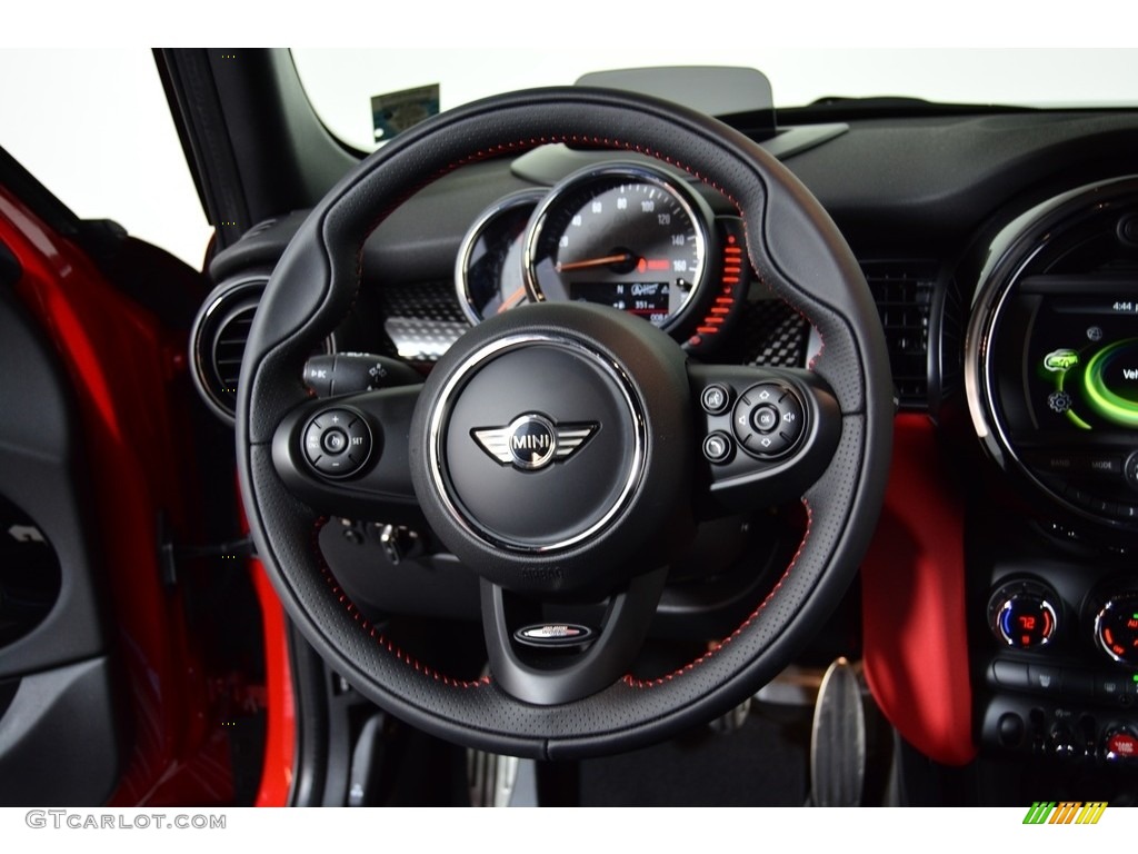 2017 Hardtop Cooper S 4 Door - Blazing Red Metallic / Double Stripe Carbon Black photo #13