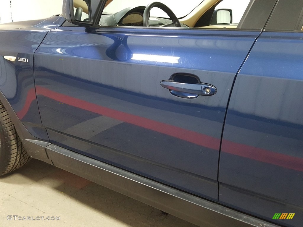 2005 X3 3.0i - Mystic Blue Metallic / Sand Beige photo #50