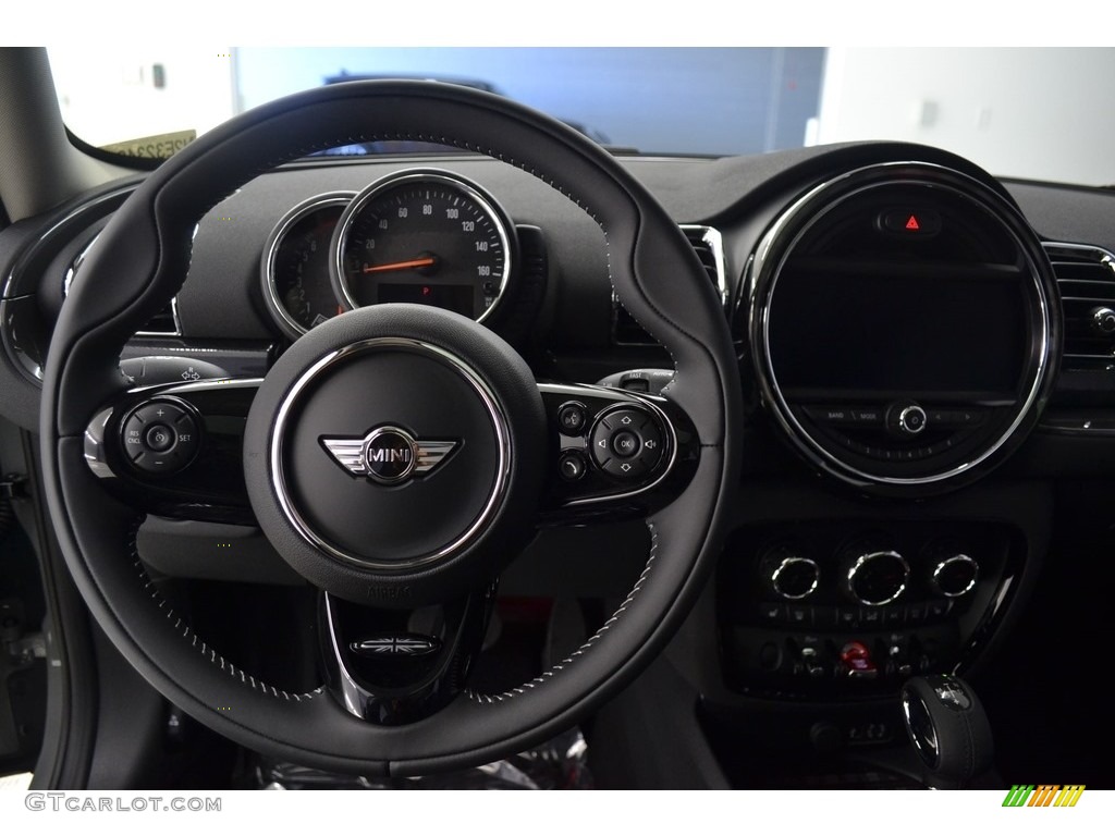 2017 Mini Clubman Cooper Carbon Black Steering Wheel Photo #116552589