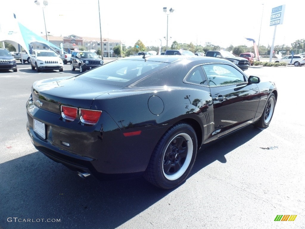 2011 Camaro LS Coupe - Black / Black photo #8