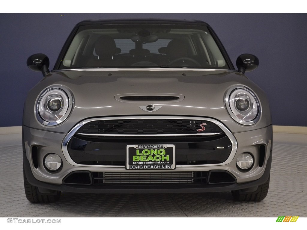 2017 Clubman Cooper S - Melting Silver Metallic / Cross Punch Leather/Pure Burgundy photo #2