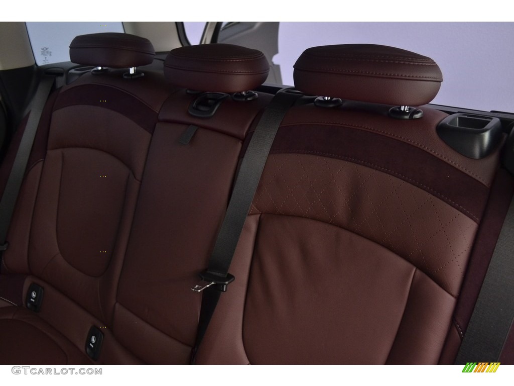 Cross Punch Leather/Pure Burgundy Interior 2017 Mini Clubman Cooper S Photo #116553699