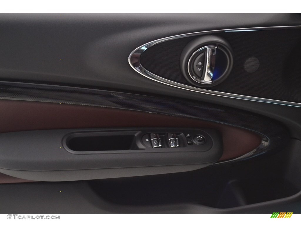 2017 Clubman Cooper S - Melting Silver Metallic / Cross Punch Leather/Pure Burgundy photo #11
