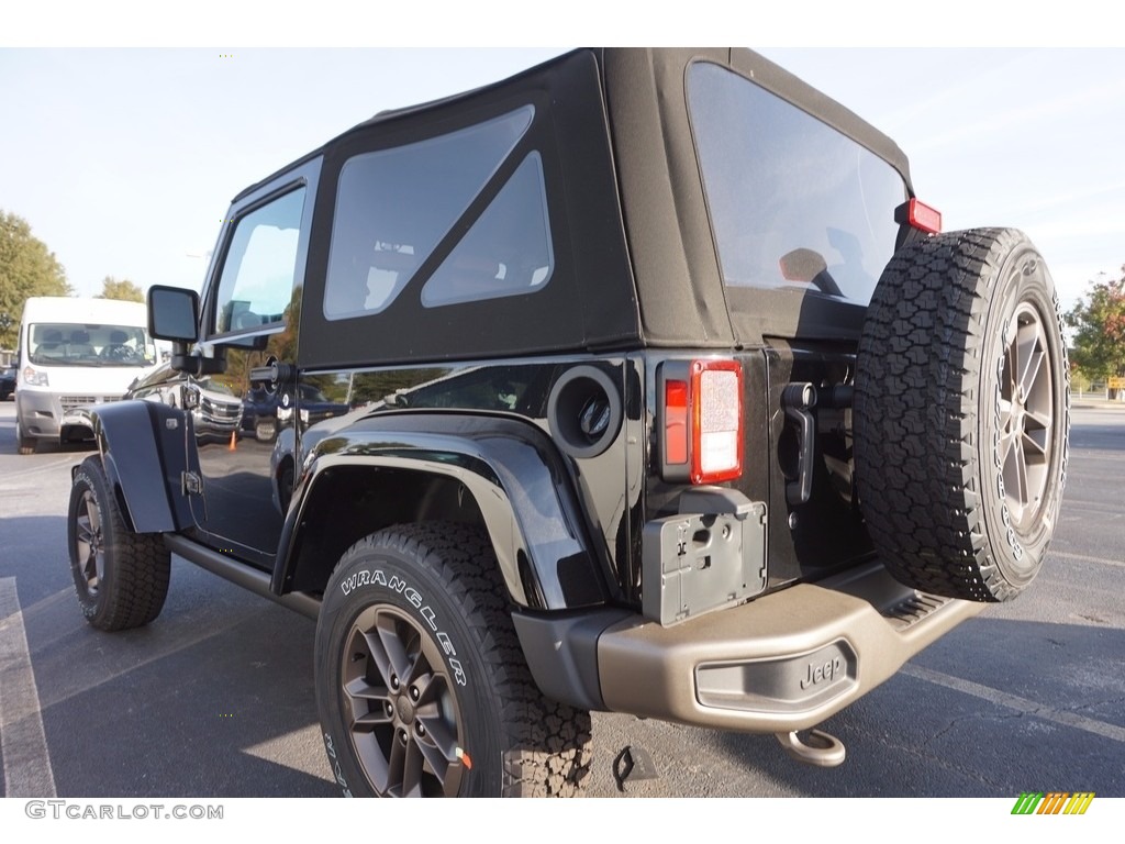 2017 Wrangler Sahara 4x4 - Black / Black photo #2