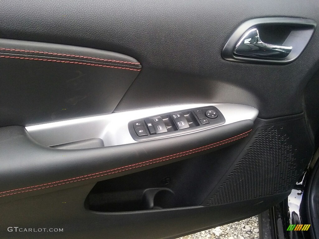 2017 Dodge Journey GT AWD GT Black/Red Door Panel Photo #116556430