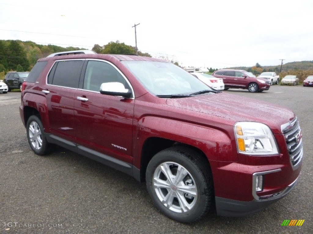 Crimson Red Tintcoat 2017 GMC Terrain SLT AWD Exterior Photo #116557324