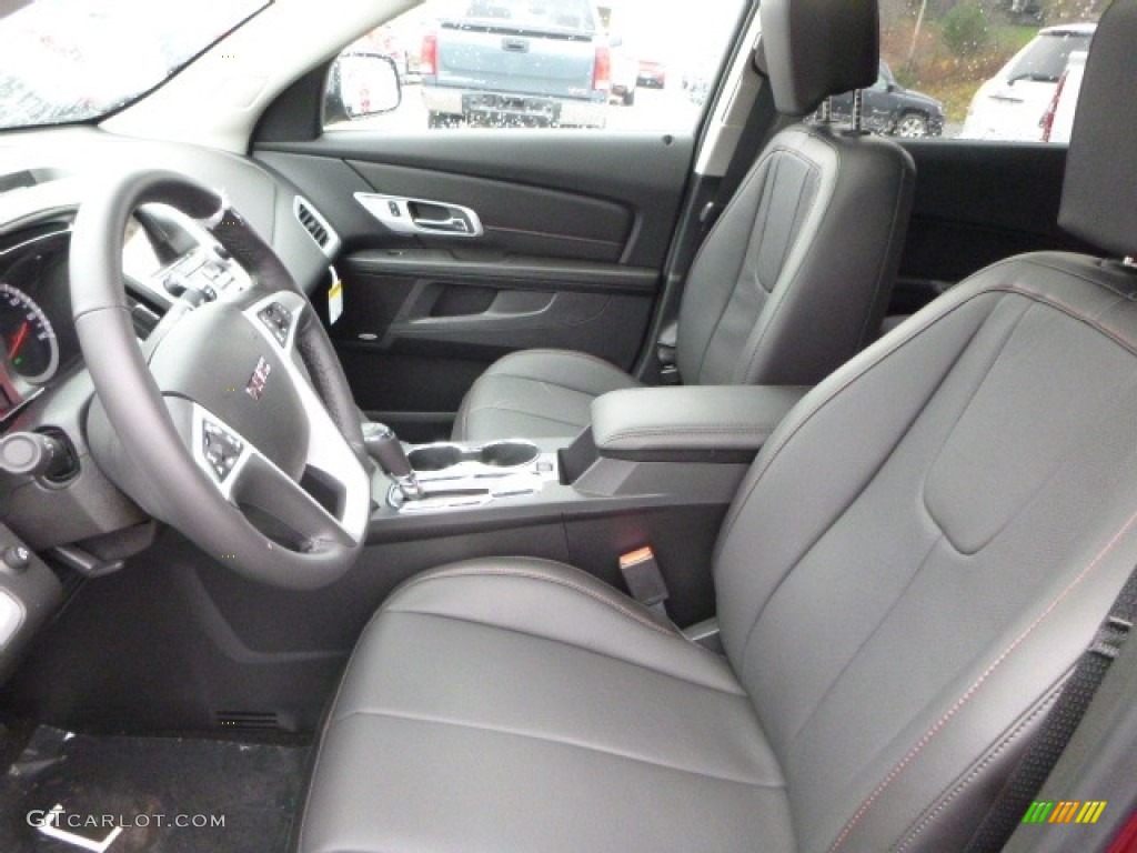 Jet Black Interior 2017 GMC Terrain SLT AWD Photo #116557369