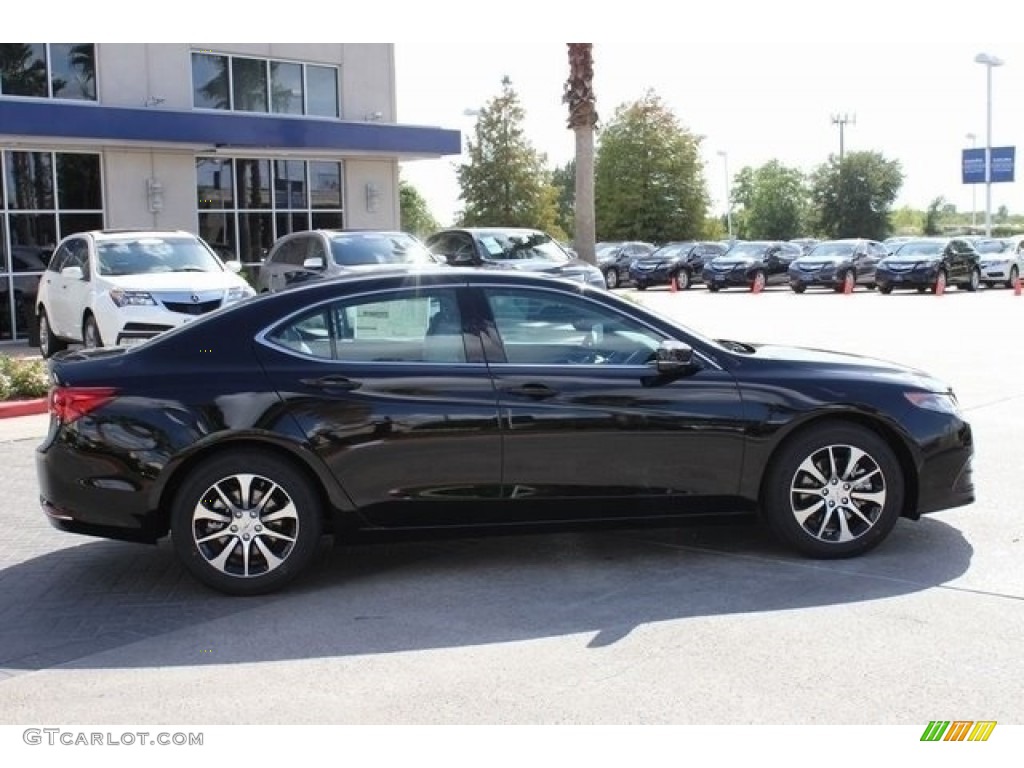 2017 TLX Technology Sedan - Crystal Black Pearl / Graystone photo #8
