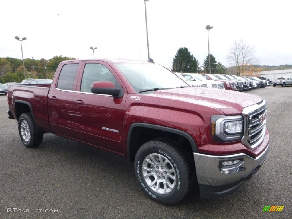 Crimson Red Tintcoat 2017 GMC Sierra 1500 SLE Double Cab 4WD Exterior Photo #116558146