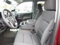 Jet Black 2017 GMC Sierra 1500 SLE Double Cab 4WD Interior Color