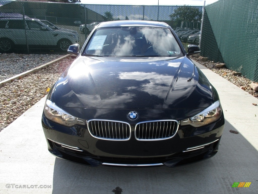 2014 3 Series 328i xDrive Sedan - Jet Black / Saddle Brown photo #6