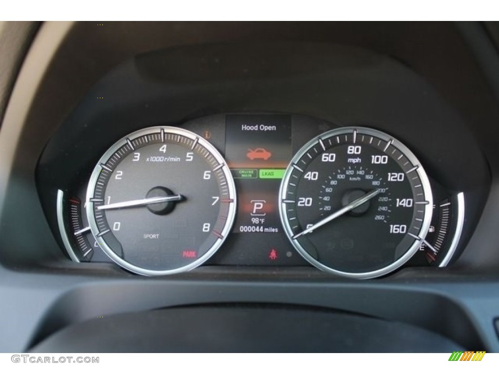 2017 TLX Technology Sedan - Crystal Black Pearl / Graystone photo #49