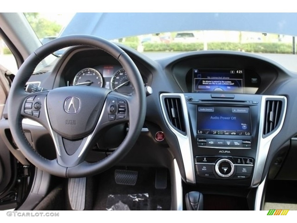 2017 TLX Sedan - Crystal Black Pearl / Espresso photo #9
