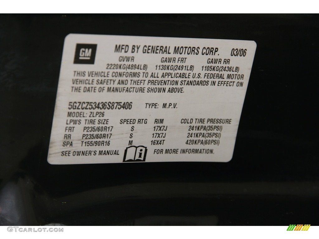 2006 VUE V6 - Polar White / Tan photo #16