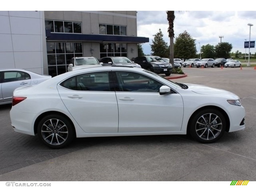 Bellanova White Pearl 2017 Acura TLX V6 Advance Sedan Exterior Photo #116562850