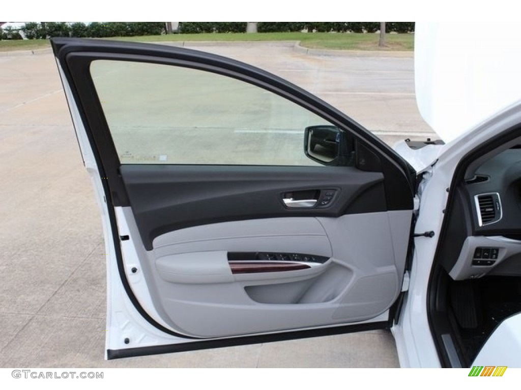 2017 Acura TLX V6 Advance Sedan Graystone Door Panel Photo #116562895