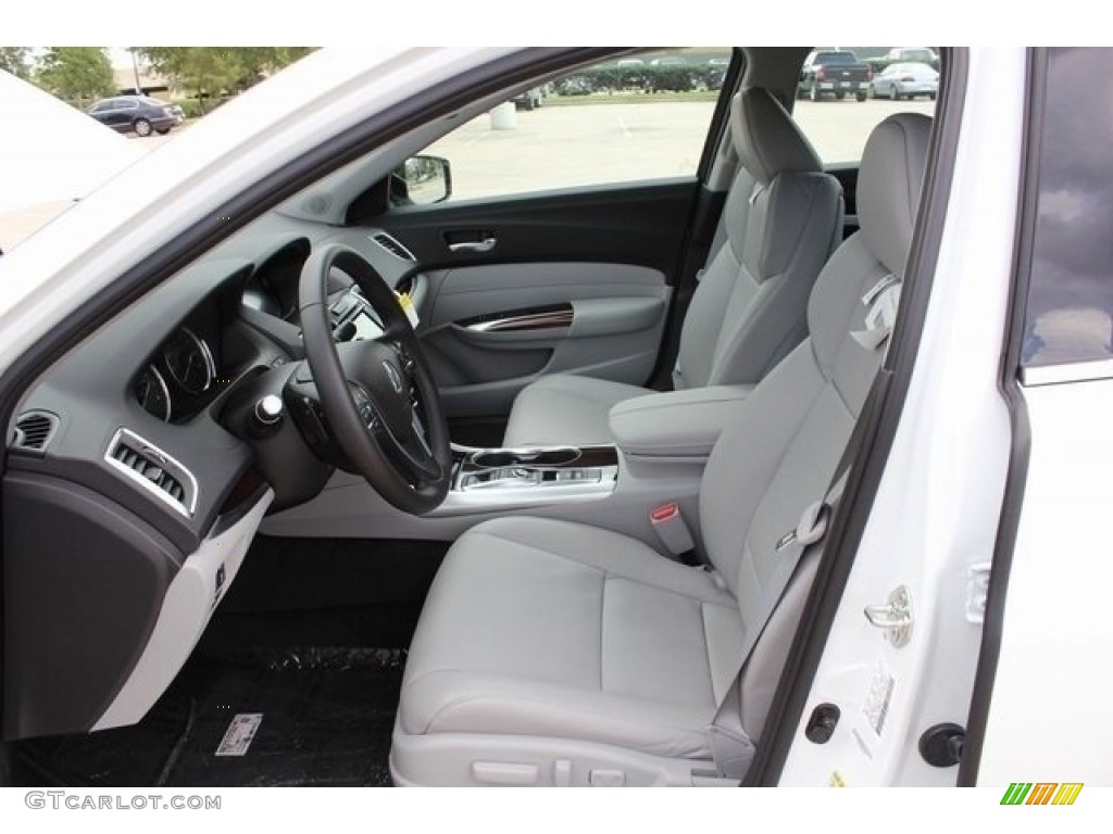 Graystone Interior 2017 Acura TLX V6 Advance Sedan Photo #116562913