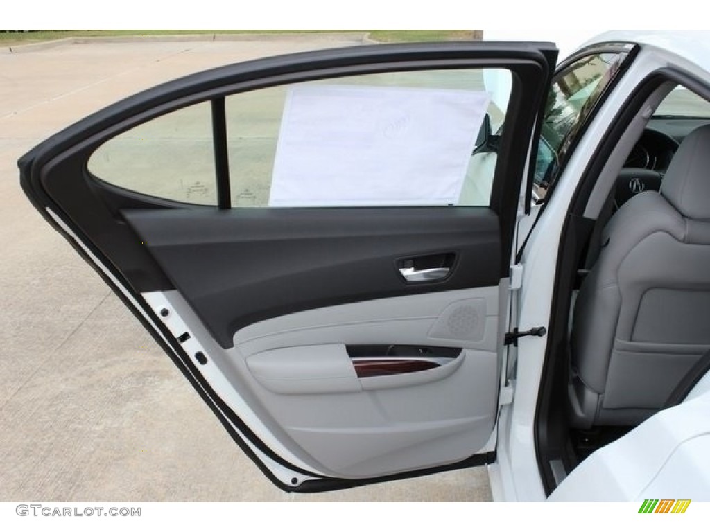 2017 Acura TLX V6 Advance Sedan Graystone Door Panel Photo #116562928