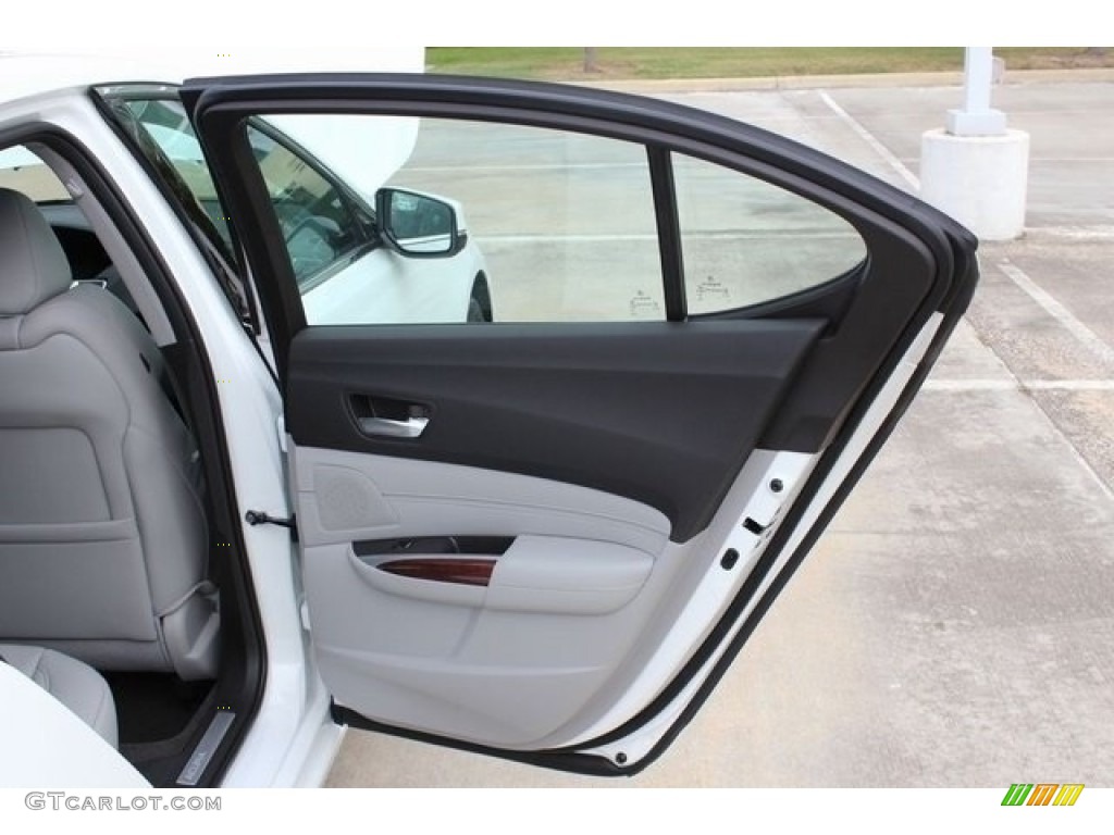 2017 Acura TLX V6 Advance Sedan Graystone Door Panel Photo #116563000