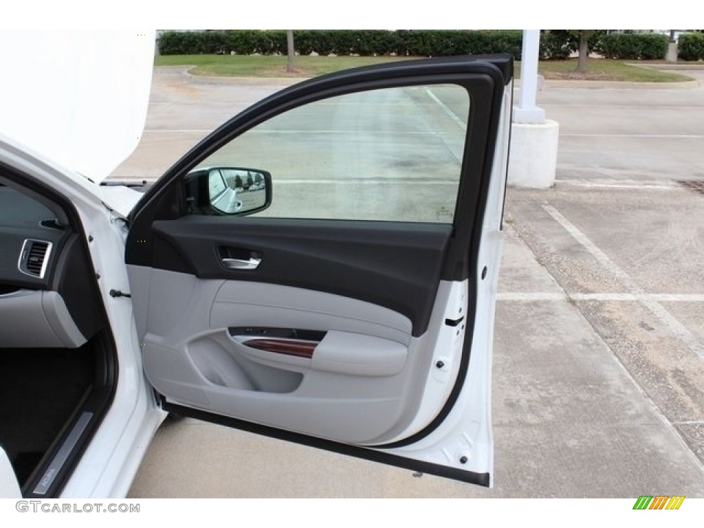 2017 Acura TLX V6 Advance Sedan Graystone Door Panel Photo #116563036