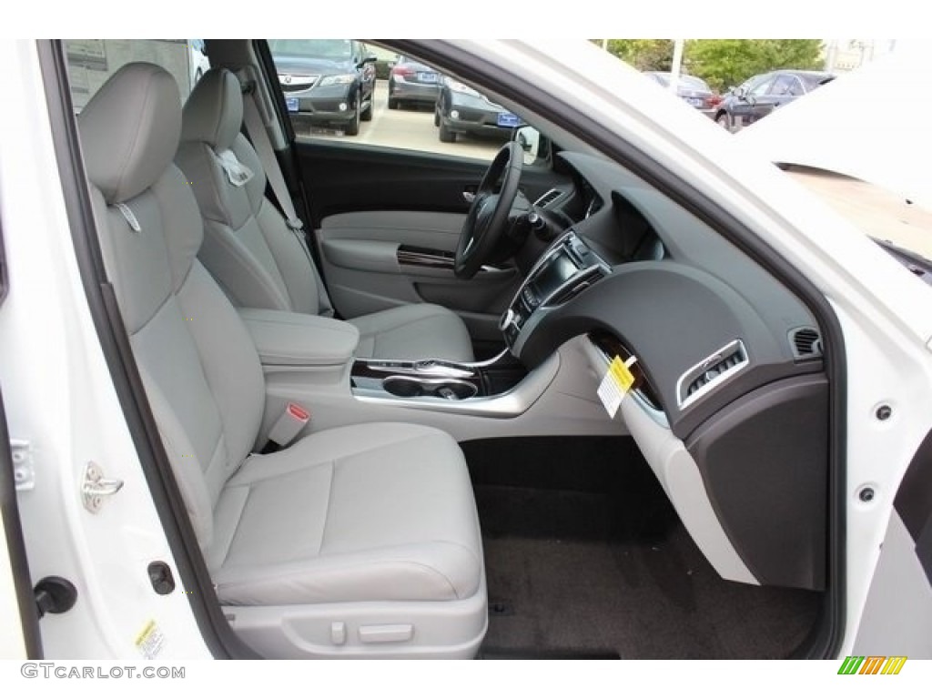 Graystone Interior 2017 Acura TLX V6 Advance Sedan Photo #116563053
