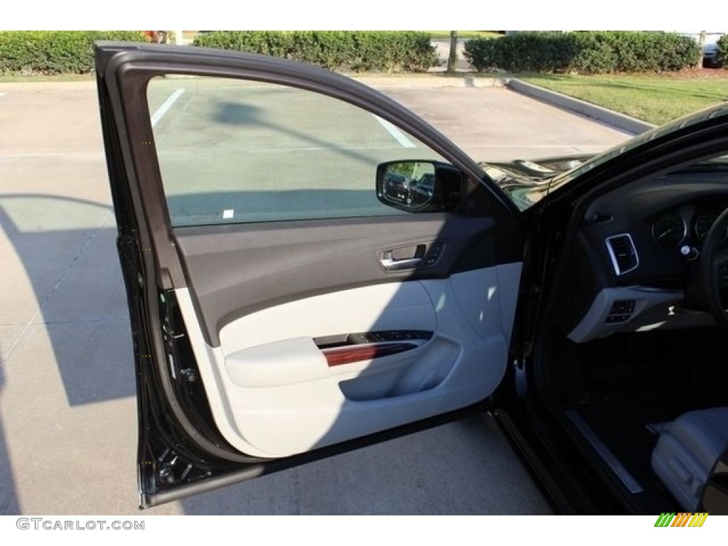 2017 Acura TLX V6 Advance Sedan Graystone Door Panel Photo #116563828