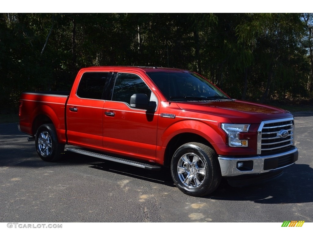 Ruby Red 2016 Ford F150 XLT SuperCrew Exterior Photo #116565118