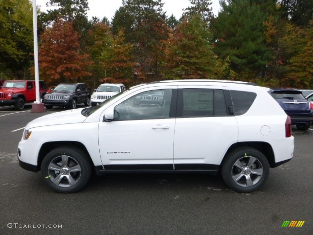 Bright White 2017 Jeep Compass High Altitude 4x4 Exterior Photo #116565817