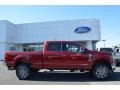 2017 Ruby Red Ford F250 Super Duty Lariat Crew Cab 4x4  photo #2