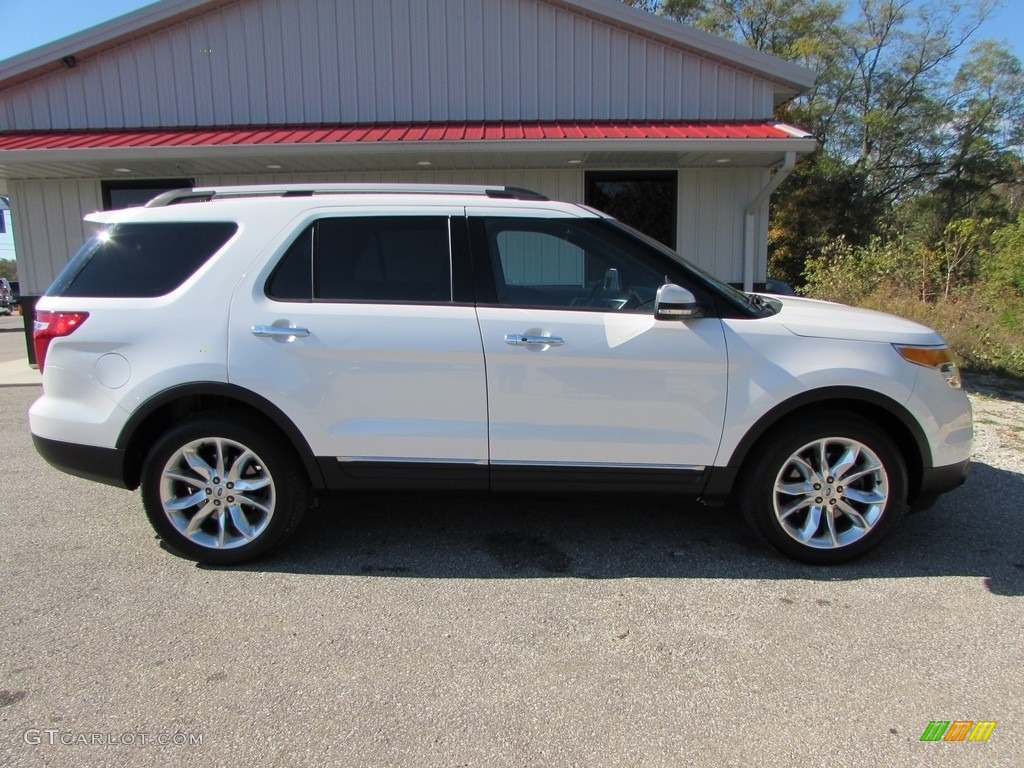 2014 Explorer Limited 4WD - White Platinum / Medium Light Stone photo #2