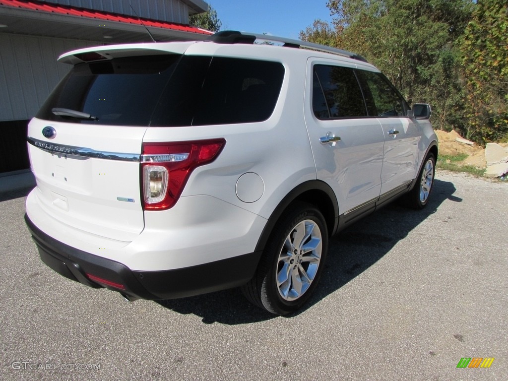 2014 Explorer Limited 4WD - White Platinum / Medium Light Stone photo #8