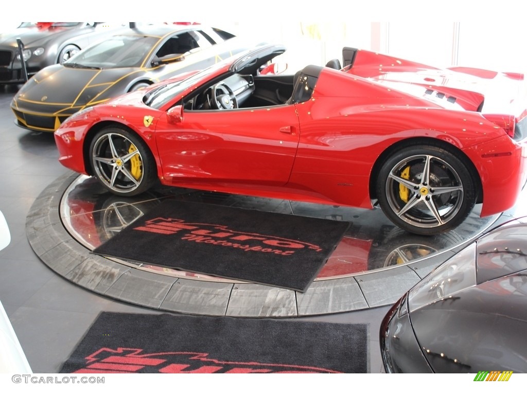 2015 458 Spider - Rosso Corsa (Red) / Charcoal photo #20
