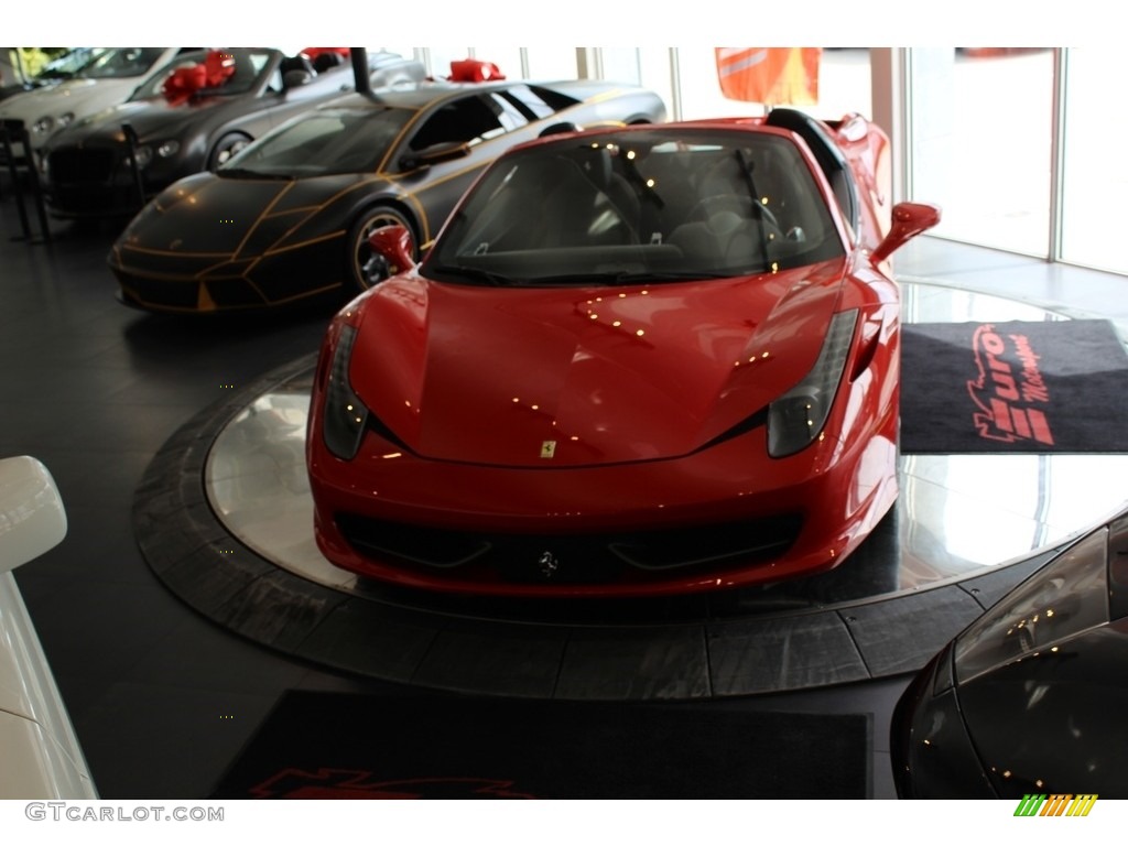 2015 458 Spider - Rosso Corsa (Red) / Charcoal photo #49