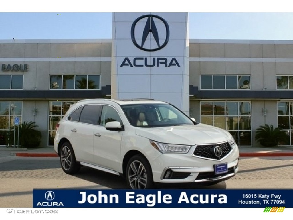 White Diamond Pearl Acura MDX